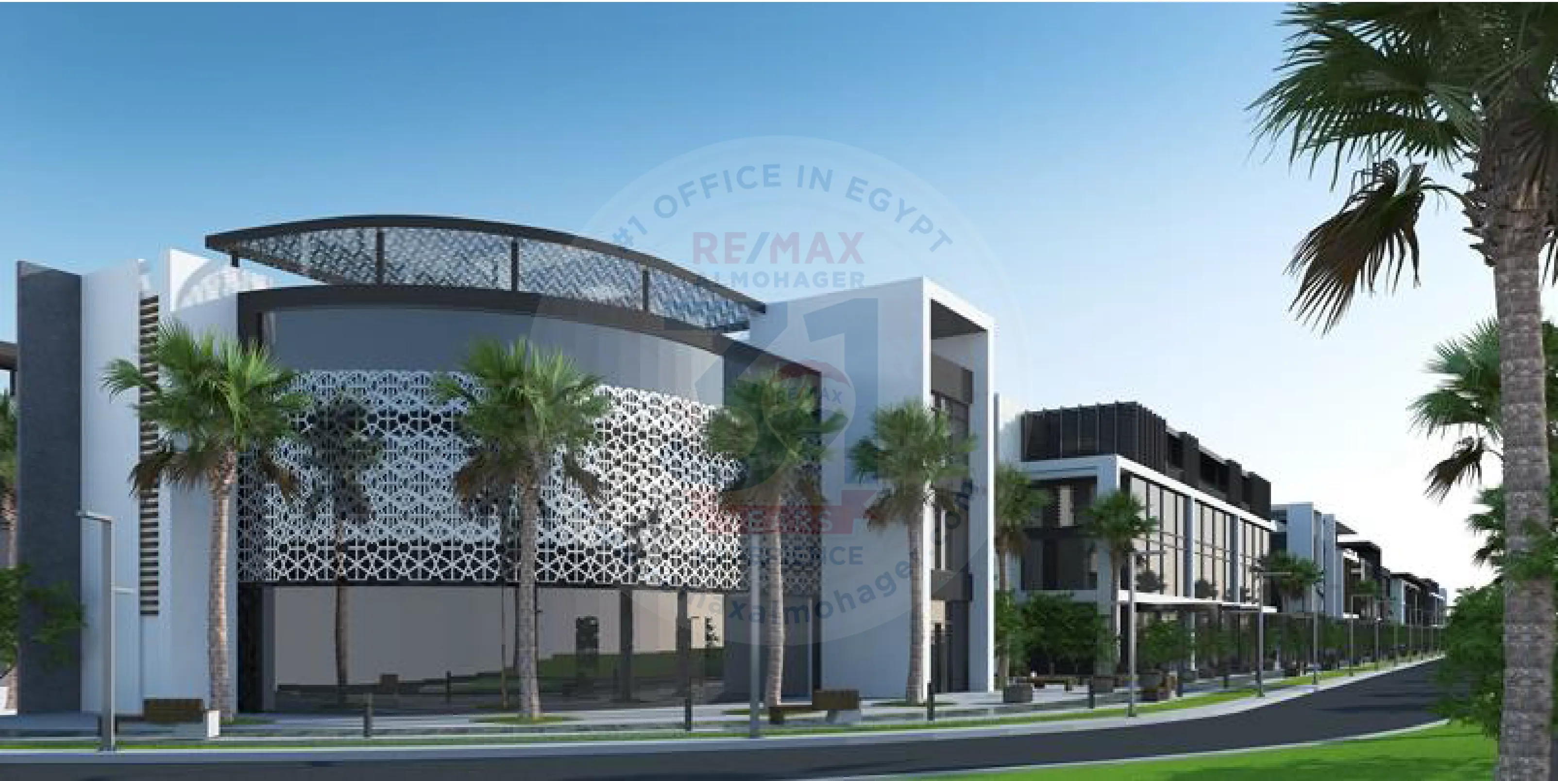 Office for rent in Palm valley mall 6 October 138m