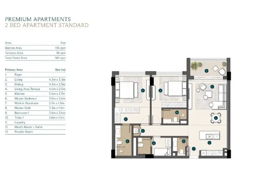 شقة غرفتين  للبيع في وادي يم