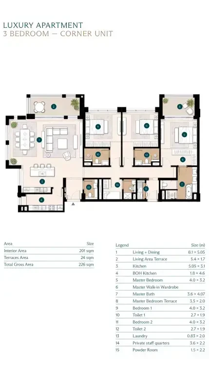 Luxury Corner Apartment for Sale | Beach Plaza – Wadi Yemm