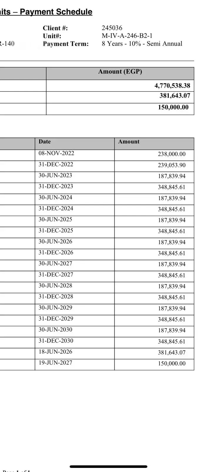 شقه للبيع في ماونتن فيو 1