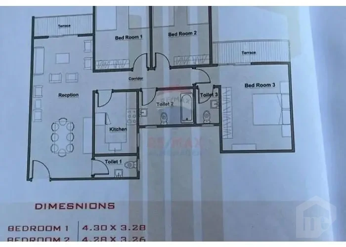 Apartment 3 Bedrooms For Sale In Rivali