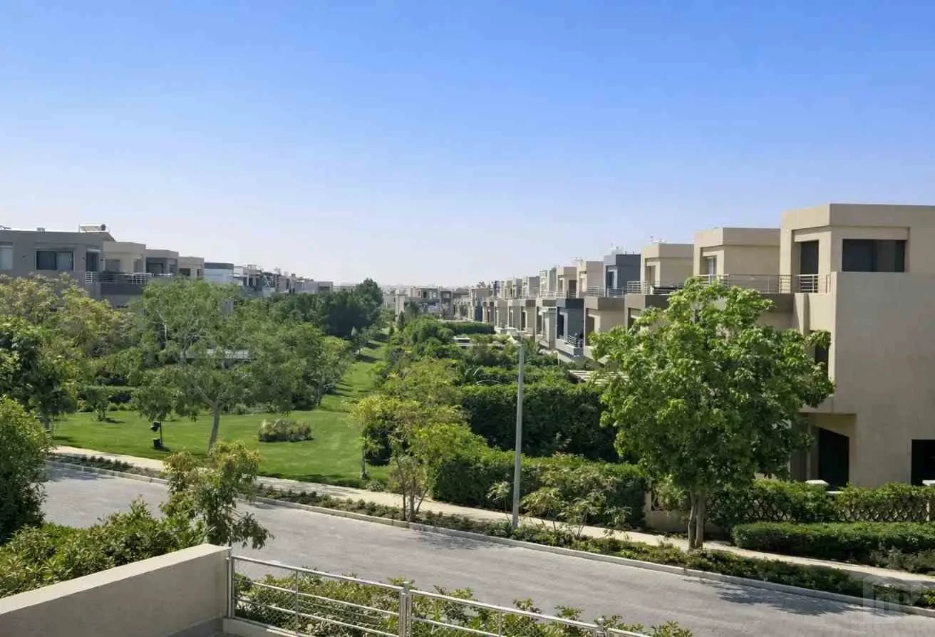 Wide Balcony Shot Showing the Lake and Building Layout