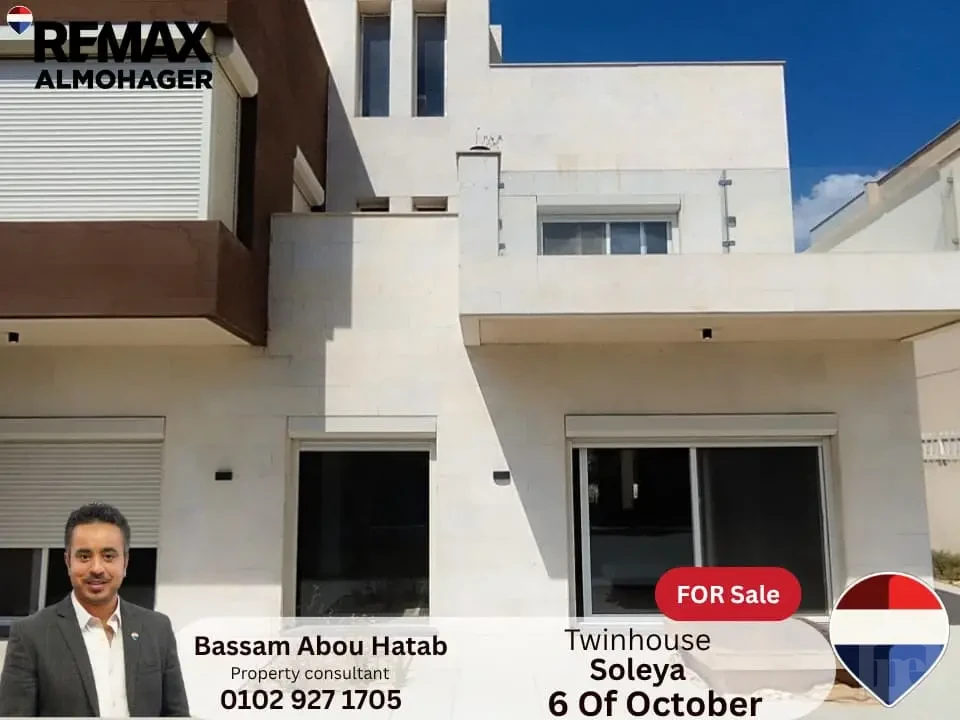 Luxury Twinhouse for Sale in Soleya Compound – Elegant Living in a Prestigious Community!