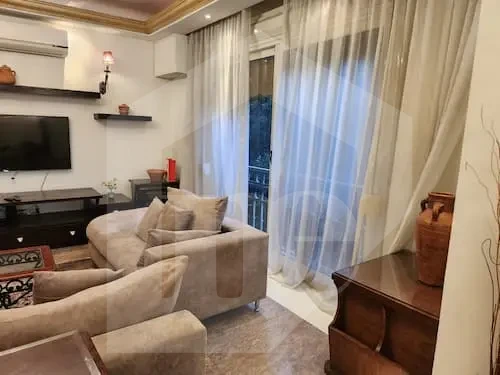 apartment for rent at new cairo with pool and garden view