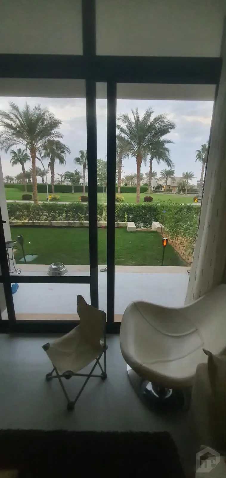 شاليه أرضي للبيع بمارينا وادي دجلة السخنة بحديقة خاصة