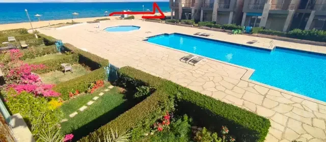 Ground Floor Seafront Chalet with Private Garden for Sale in Coronado Marina – Ain Sokhna