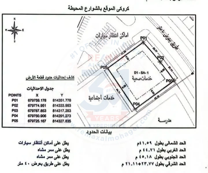 Land for sale in the administrative capital