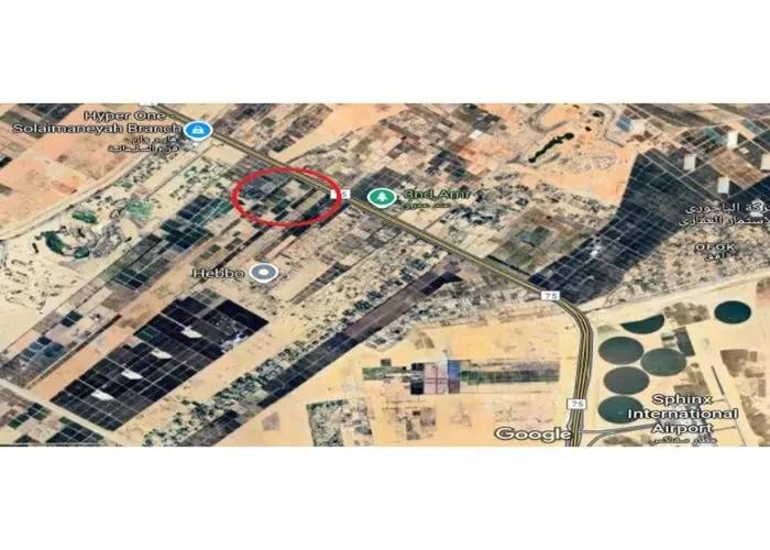 ارض للبيع بمدينة سفنكس الجديدة، على طريق القاهرة – الإسكندرية الصحراوي