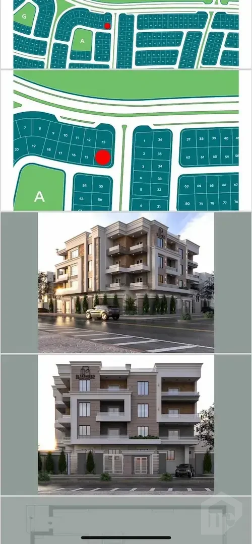 شقق للبيع في الحي الثامن – بيت الوطن بواجهات راقية وموقع ناصية