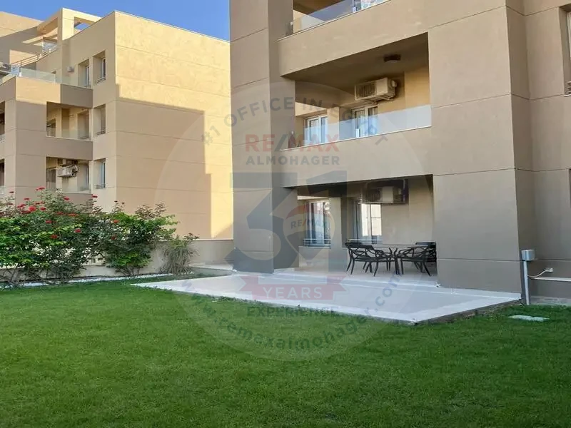 apartment with garden for rent in new cairo