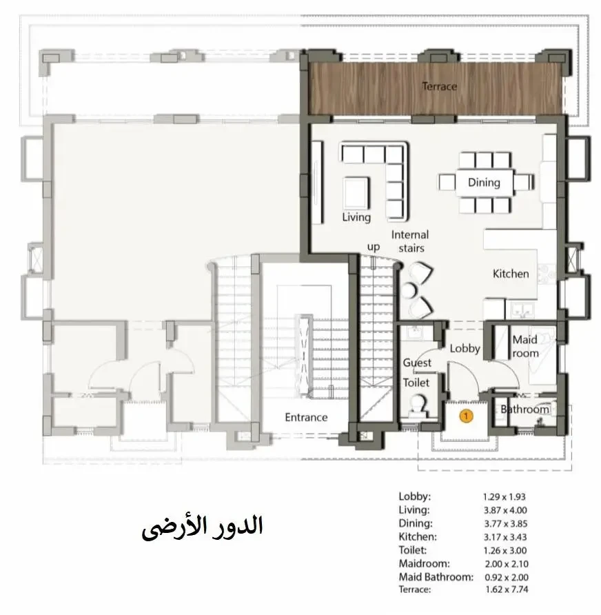 Duplex Villa for Sale Gaia  Ras El Hekma 4 bedrooms