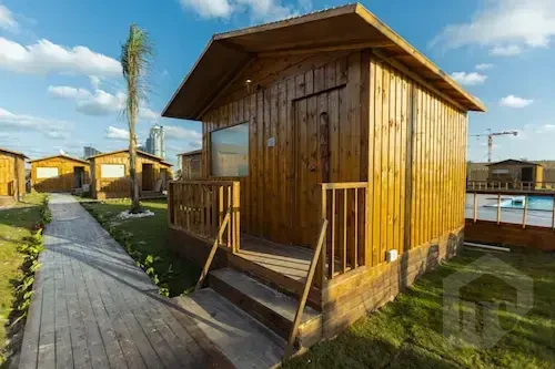 Operational Hotel Resort with Chalets, Restaurants, and Private Beach