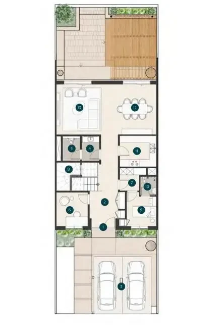 شقة فيو بحر الساحل الشمالي