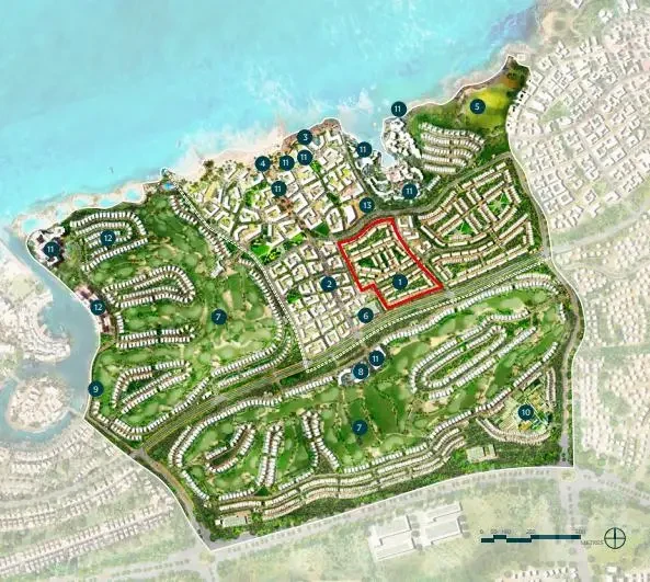 شاليهات للبيع رأس الحكمة وادي يم