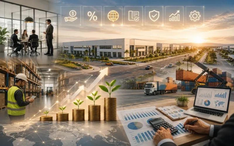 المزايا الرئيسية للشركات داخل المناطق الحرة