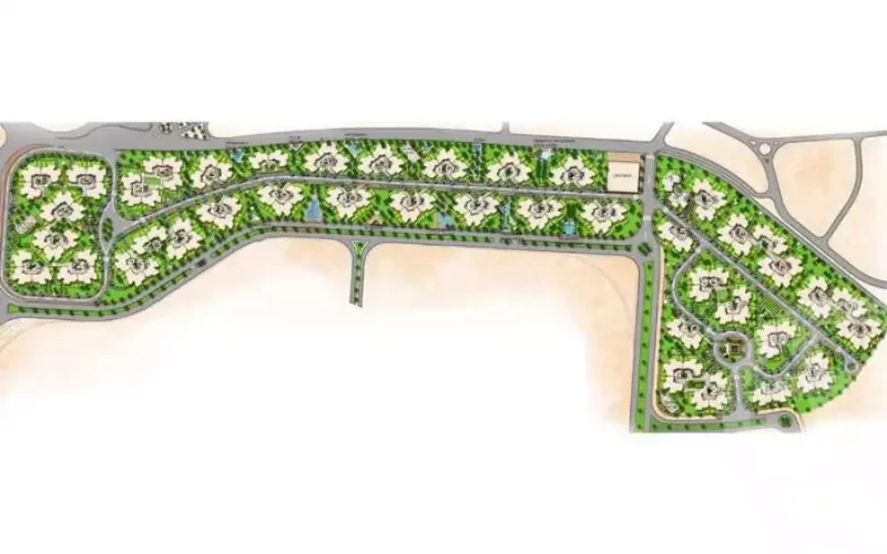 تصميم ومساحة كمبوند كازا الشيخ زايد