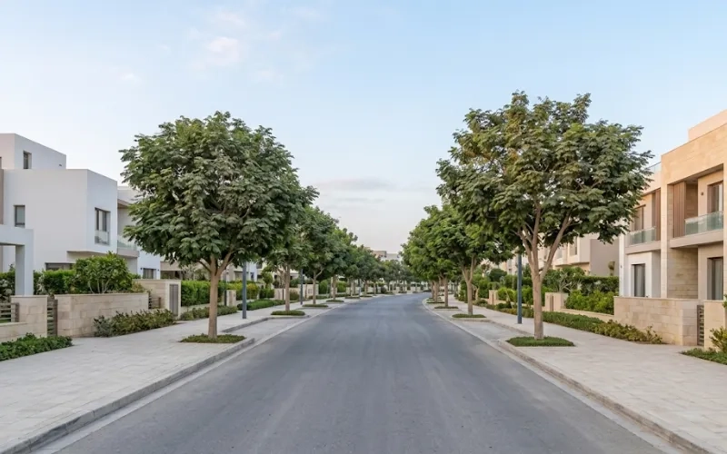 جودة الحياة في مدينة الشيخ زايد — شوارع هادية ومساحات خضراء