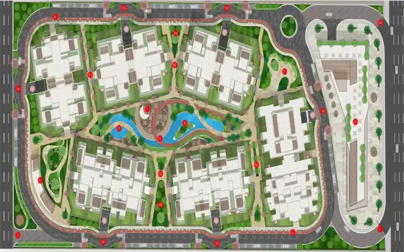 ماستر بلان وتصميم مشروع فاليا المجموعة السعودية