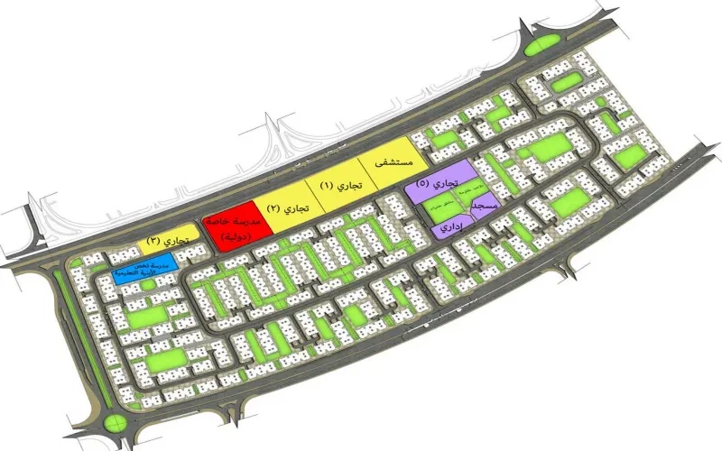 مخطط كمبوند لؤلؤة القاهرة الجديدة