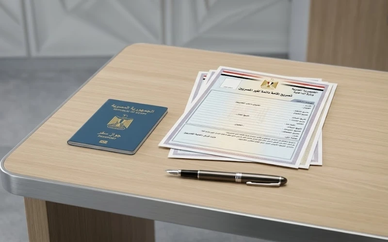 Legal residency documents in Egypt
