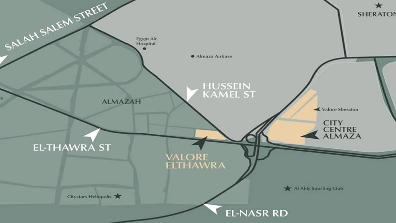 تفاصيل موقع كمبوند فالوري الثورة