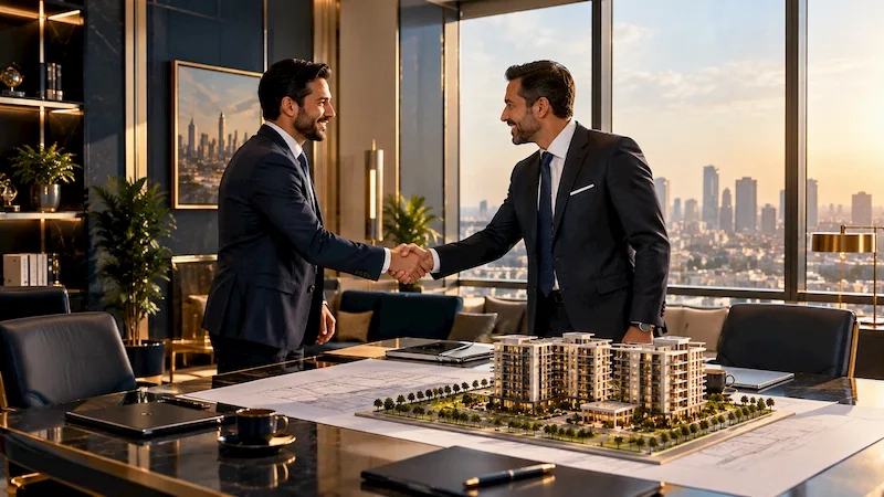المشاركة في مشروع عقاري